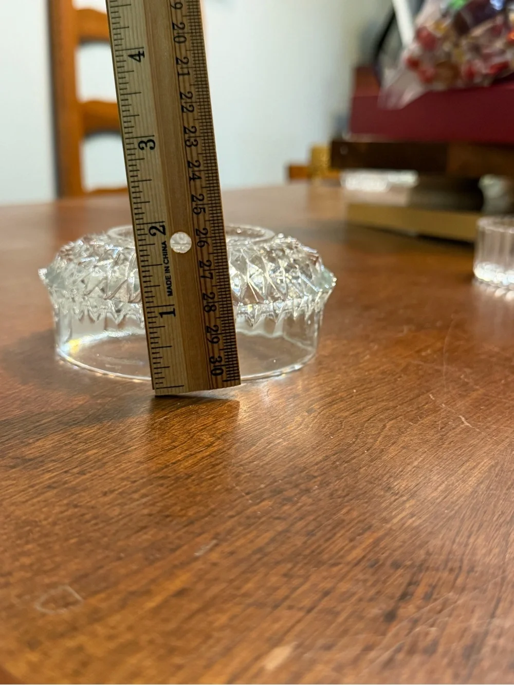 Set of 2 crystal Trinket dishes